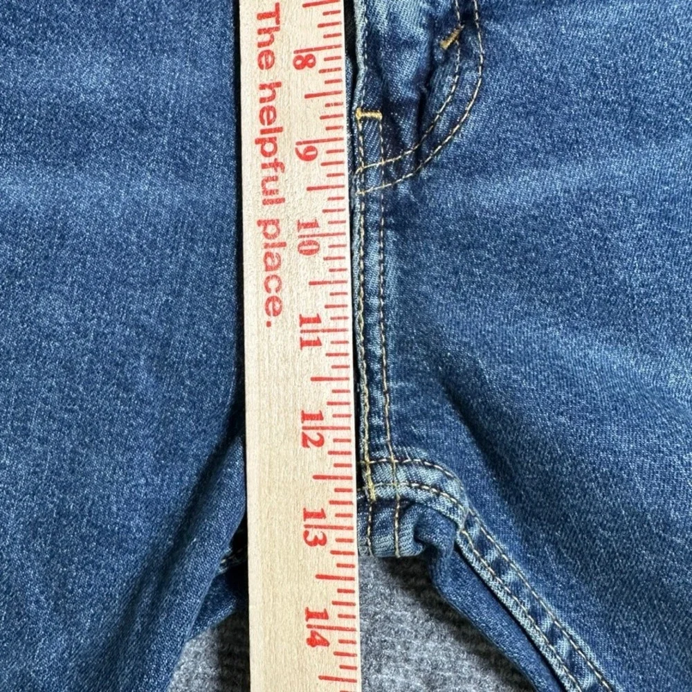 Levis 505 Regular Fit Straight Leg Jeans Mens 38x30 Medium Wash Blue Denim